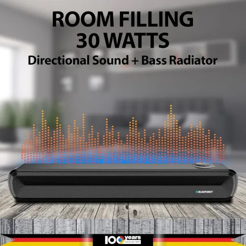 Image of Blaupunkt Newly Launched SBA02 30W Bluetooth SoundbarI Unique Wedge Design I 