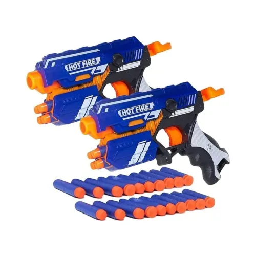 Image of Blaze Storm Hot Fire Gun Toy, (10 Bullet) Pack of 2