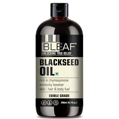 Image of BLEAF Black Seed Oil, Kalonji Oil For Hair Growth, Nigella Sativa|Rich in Omega 3,6 & 9 Essential Fatty Acids |Promotes 