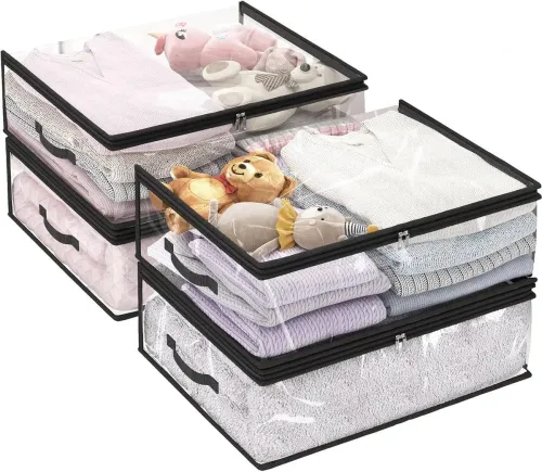 Image of blendmix Storage Bag Transparent Pack of 4