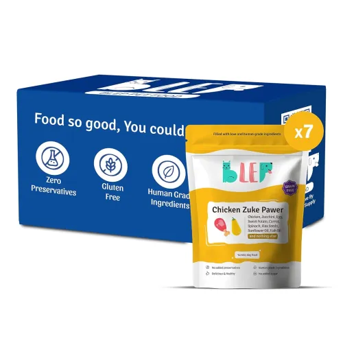 Image of BLEP Chicken & Zucchini: Preservative-Free Wet Dog Food (7-Pack)