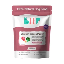 BLEP Dog Food Adult & Puppy | 300g | Dog Wet Food, High Protein, Omega 3&6, Contains Chicken Breast, Broccoli, Eggs, Fre