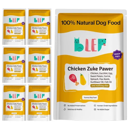 Image of BLEP Healthy Dog Food for Adult & Puppies | Chicken Zucchini