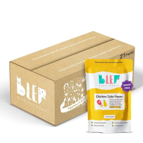 Image of BLEP Healthy Dog Food for Adult & Puppies, 21 Packs of 200g