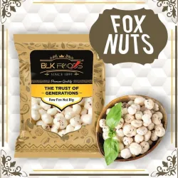 BLK FOODS Daily 400g Makhana (Foxnuts) | Regular Lotus Seed Pop Fox Nut