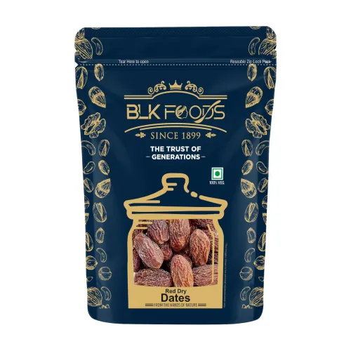 Image of BLK FOODS Select 1Kg Dry Dates Brown | Sukha Khajoor (Chuara Kharek) Dates