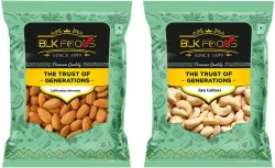 BLK FOODS Select California Almond & Cashew  (2 x 200 g)