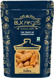 BLK FOODS Dates Dry Yellow Sukha Khajoor 