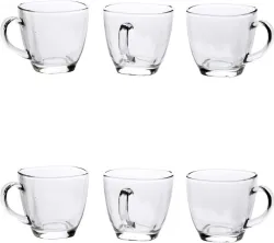 Bloom Glass New Designer Tea Cup_01114 (White, Cup Set)