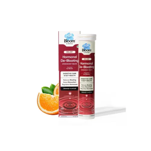 Image of Bloom Bloom by Bold Care Menopausal De-bloating Effervescent Tablets | For Bloating, Hormonal Imbalance, and Gut Health 
