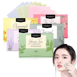 Blotting Paper for Oily Skin - 100 Oil Absorbing Sheets For Men & Women