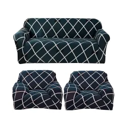 Blue Diamond 5-Seater Stretch Sofa Cover Non-Slip Elastic