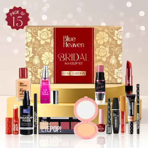 Image of BLUE HEAVEN Bridal Makeup Kit Luxe Edition Makeup Gifting Combo Set
