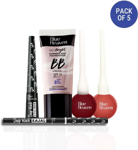 Image of BLUE HEAVEN GRWM Makeup kit for Women (Pack of 5)