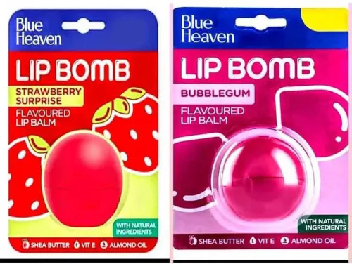 Image of Blue Heaven Lip Balm – Bubble Gum & Strawberry, 6x2g