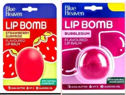 Blue Heaven Lip Balm – Bubble Gum & Strawberry, 6x2g