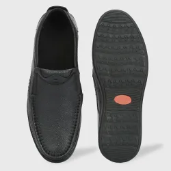 Blue Leather by Centrino Genuine Leather Men's Formal Slip on Loafers |Comfort Trendy Non Lace-Up Design |Flexible Mocassins |Leather with Anti-Skid Sole |Perfect for Walking & Business Work...
