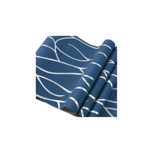 Image of Blue & Silver Freestyle Wallpaper 200×45 cm