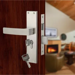 Blue Space Premium 8\ Cylindrical Mortise Door Lock Handle Set