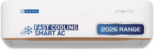 Image of Blue Star 2026 Model 1.5 Ton 4 Star Split Inverter with Wi-fi AC (ID518GNURS, White)