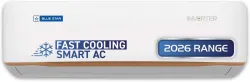 Blue Star 2026 Model 1.5 Ton 4 Star Split Inverter with Wi-fi AC (ID518GNURS, White)
