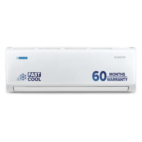 Image of Blue Star 1 Ton 3 Star, Inverter Split AC (Copper, Convertible 5 in 1 Cooling, DigiQ Hepta Sensor, Blue Fins, Self Diagn