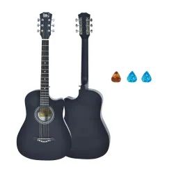 BLUEBERRY B-38CM 38 Inch Acoustic Guitar Kit Black