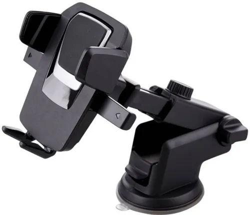 Image of Bluedrum Car Mobile Holder for Windshield Dashboard Black Silver