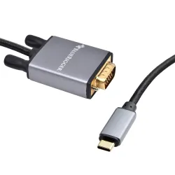 BlueRigger Premium USB C 3.1 to VGA Adapter Cable (Thunderbolt 3 Compatible) for MacBook Pro 2017/18/19/20, MacBook Air/iPad Pro 2020, Surface Book 2, Samsung Galaxy S8/S9/S20 (6 Feet / 1.8....