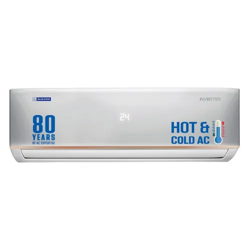 Image of Blue Star 1.5 Ton 3 Star Hot and Cold Inverter Split AC (Copper, Convertible 5 in 1 Cooling, Smart Ready, AI Pro, Multi 
