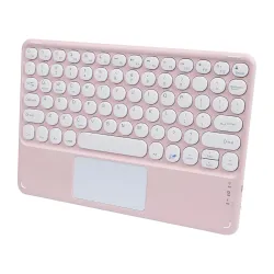Bluetooth Keyboard with Touchpad for iPad Tablet Wireless Rechargeable Portable Keyboard