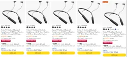 Bluetooth Neckband Starting at @ ₹198