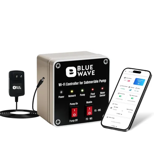 Image of BlueWave Smart Submersible Pump Controller — App & Offline Control (Wi-Fi)