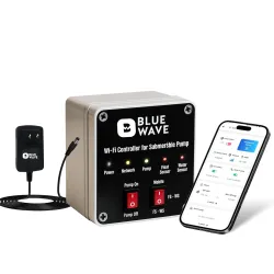 BlueWave Smart Submersible Pump Controller  — App & Offline Control (Wi-Fi)