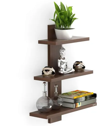 Image of BLUEWUD Phelix Engineered Wood Open Book Shelf