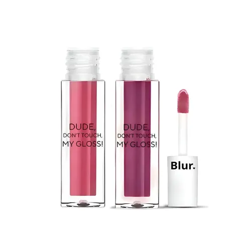 Image of Blur India Mini Dude Don't Touch My Gloss Combo Pack of 2