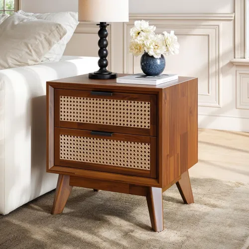 Image of Bme Jasper Deluxe Solid Wood Nightstand