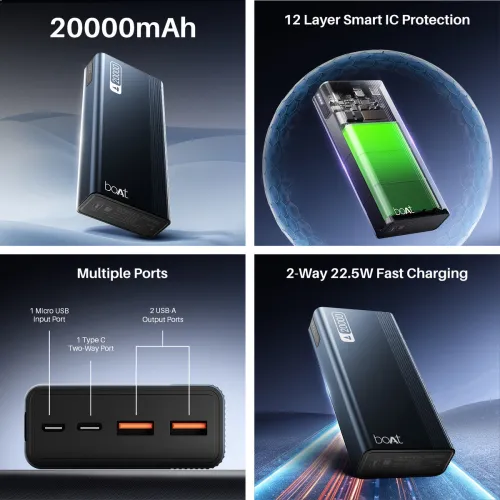 Image of boAt 20000mAh 22.5W Fast Power Bank