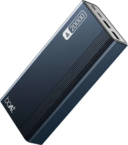 Image of boAt 20000 mAh 22.5 W Compact Power Bank (Midnight Blue, Lithium-ion, Fast Charging, Quick Charge 3.0 for Mobile, Tablet