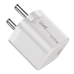boAt 25W GaN Fast Charger for Samsung, Xiaomi & Android Users with Overheat/Overcharge Protection & Auto Detection with 