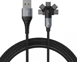 boAt 2-in-1 3A Micro-Axis Cable 1.5m