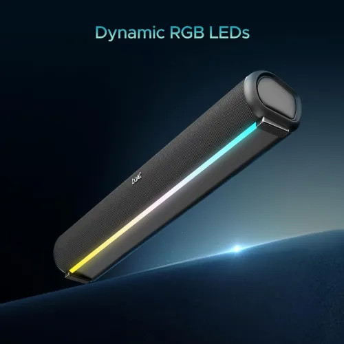 Image of boAt Aavante Bar 950 Bluetooth Soundbar w/ 40W Signature Sound, RGB LEDs, Dual Passive Radiators, Up to 7 hrs Playback