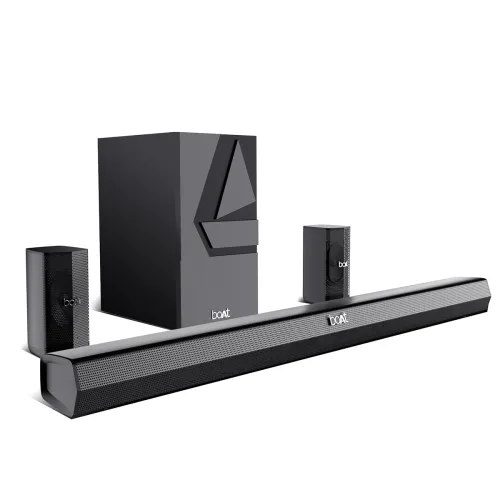 Image of boAt Aavante Bar Azure Pro 550W 5.1CH Soundbar with Wireless Surround – Premium Black