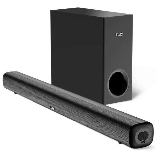 Image of boAt Aavante Bar Mystiq, 100W Signature Sound, 2.1 CH, Multi-Connectivity Modes, EQ Modes, Remote Control, Bluetooth Sou