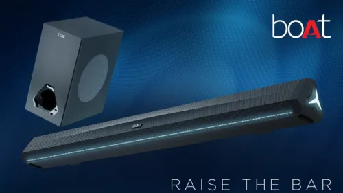 Image of boAt Aavante Bar Orion with Multiple Connectivity Ports, EQ Modes 160 W Bluetooth Soundbar (Pitch Black, 2.1 Channel)