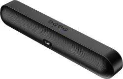 boAt Aavante Bar 480/490, Free Music on JioSaavn, 7H Battery, Dual Full Range Drivers 10 W Bluetooth Speaker (Black, 2.0