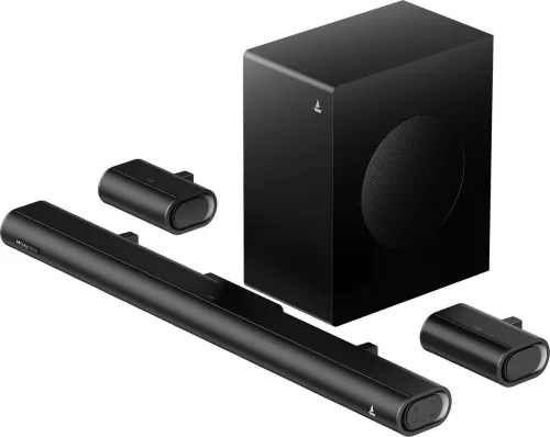 Image of boAt Aavante Prime 5.1 5000DA with Dolby Atmos 500 W Bluetooth Soundbar (Premium Black, 5.1 Channel)