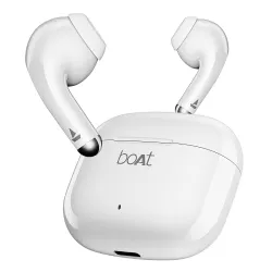 boAt Airdopes 101v2 True Wireless Earbuds (Smoke White)