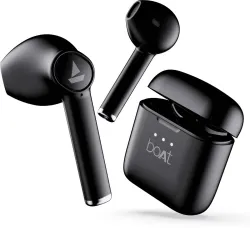 boAt Airdopes 131 with upto 60 hours and ASAP Charge Bluetooth (Active Black, True Wireless)