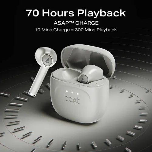 Image of boAt Airdopes 131 Gen 2 Earbuds (70HRS) (Cream White)